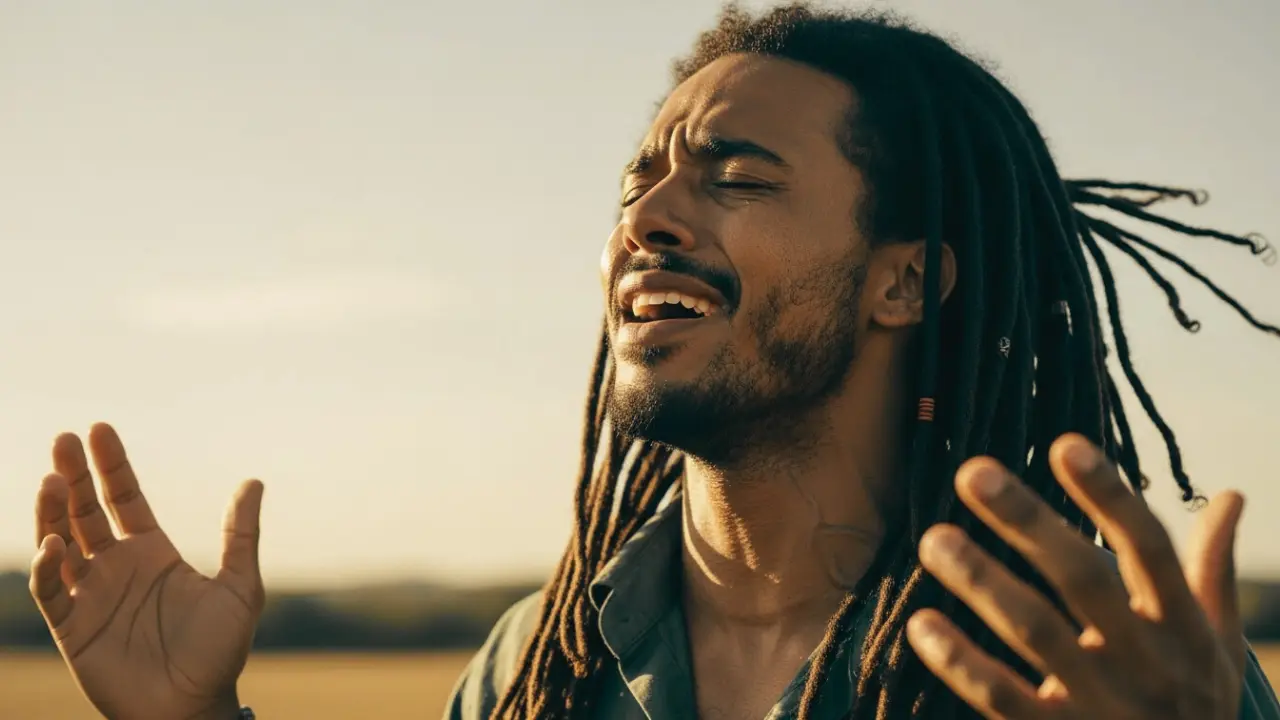 Music producer working